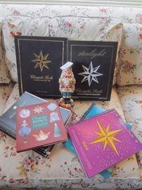 Thousands of Radko ornaments & books