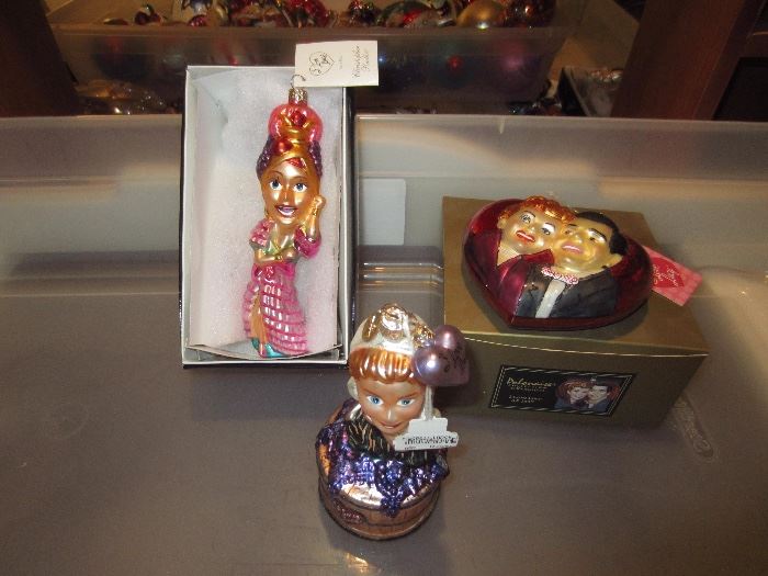 Lucy ornaments.