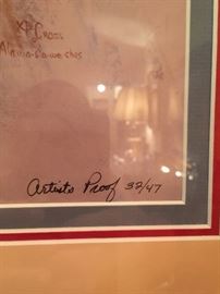 Signed art by Penni Anne Cross (Alawa-sta-we-ches).