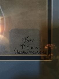 Signed art by Penni Anne Cross (Alawa-sta-we-ches).