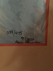 Signed art by Penni Anne Cross (Alawa-sta-we-ches).