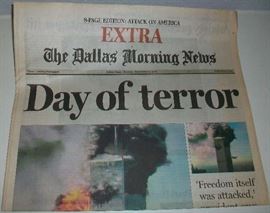 c3 Dallas Morning News 911 front page