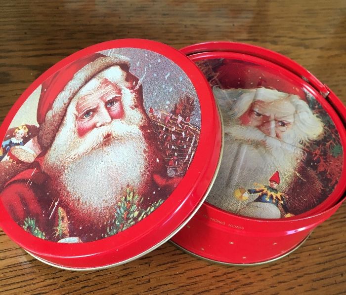 Christmas items Including Santa Coaster set