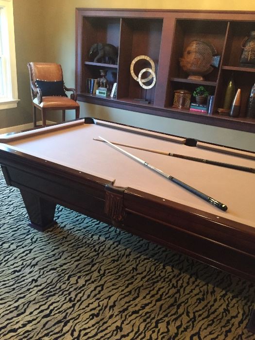 Brunswick slate-top pool table