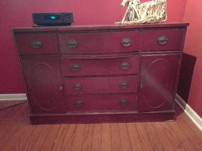 1940's mahogany buffet