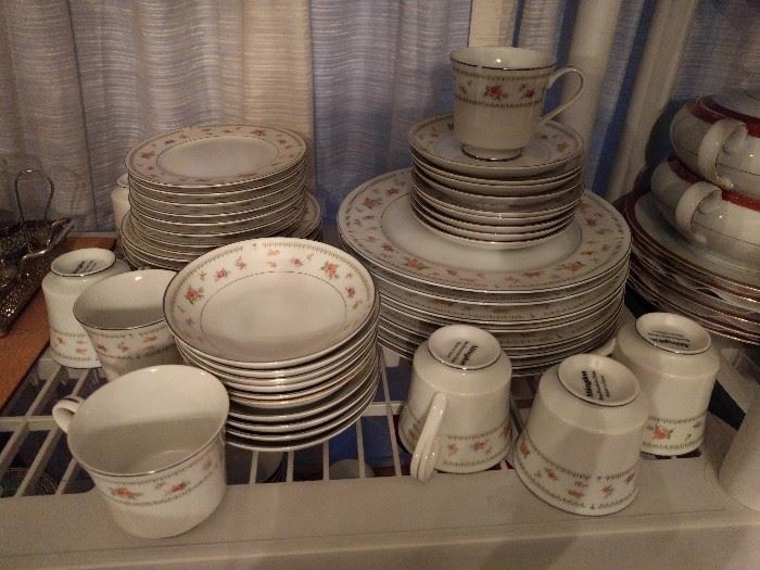 52-Piece set of Abingdon china