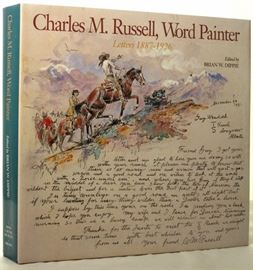 Charles M. Russell, Word Painter: Letters, 1887-1926
by Charles Marion Russell · Amon Carter Museum · Hardback · 435 pages · ISBN 0810937646
This is the most comprehensive collection of Russell's correspondence ever assembled. Letters to his wife Nancy, to patrons and fellow artists, and to the saloonkeepers and cowboys who remained his friends for life reveal a surprisingly modest man. Russell downplayed his own verbal skills, but his letters show that he was an artist with words as well as paint, able to evoke a bygone era or make a shrewd social observation in a few well-chosen sentences. Each letter is reproduced in facsimile, allowing readers to see, in the artist's own handwriting and with his inimitable spellings and punctuation, how Russell cleverly interwove colorful sketches and eloquent words to form a memorable whole." "In the accompanying commentary, Brian Dippie places each of Russell's letters within the broader context of the artist's life and career. Dippie identified