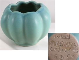 Van Briggle Pottery of Colorado Springs, Colorado (3"H x 4"W)