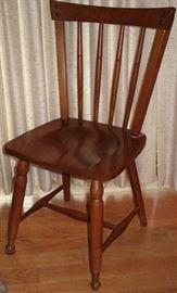Ethan Allen Hard Nutmeg Maple Side Chair