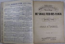 Rodeheaver's Special Sacred Songs showing interior page.