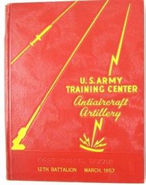 U.S. Army Training Center Antiaircraft Artillery, Fort Bliss, Texas 12th Battalion March 1957
