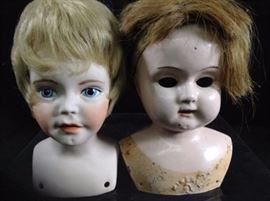 Vintage Doll Heads