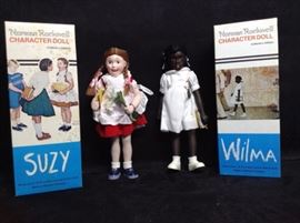 Norman Rockwell Character Dolls Collector's Edition Bisque