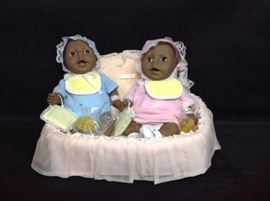Anatomically correct twin baby dolls