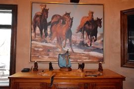 Ray Hare "Leaving Winter," Dave McGary Grandmothers Heirloom, Other Bronze Sculptures