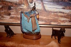 Ray Hare "Leaving Winter," Dave McGary Grandmothers Heirloom, Other Bronze Sculptures