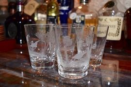 Queen Lace Crystal Glasses