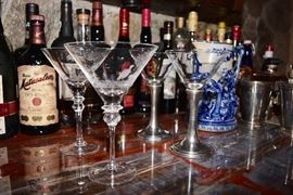 Queen Lace Crystal Glasses