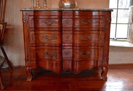 Marble Top Chest of Drawers