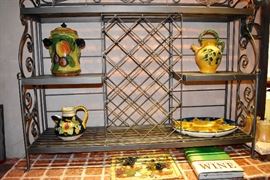 Large Wine Rack, Italian Ceramics