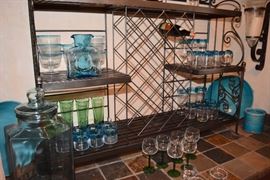 Large Wine Rack, Blenko, Glassware