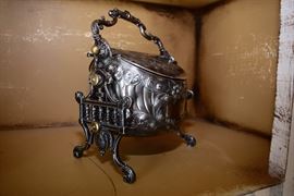 Victorian Silver Biscuit Box