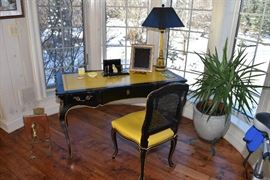 John Widdicomb Provincial-Style Desk with Chair