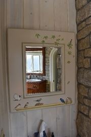 Handpainted Mirror by Sidney Arthur