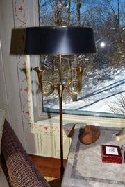 Brass Trumpet Floor Lamp