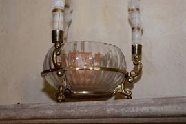 Antique Brass Candle Holders