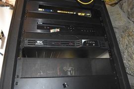 Home Entertainment Shelving, Fans, Surge Protectors