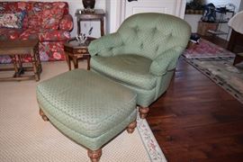 Perlmutter-Freiwald Chair and Ottoman