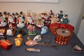 Christmas Ornaments by Radko, Dept 56, and more