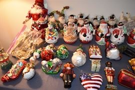 Christmas Ornaments by Radko, Dept 56, and more