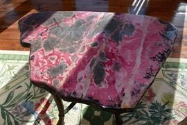 Rhodonite Table by David Gibson