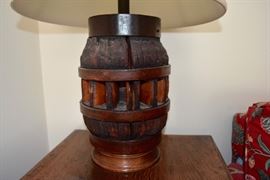 Antique Barrel Lamp