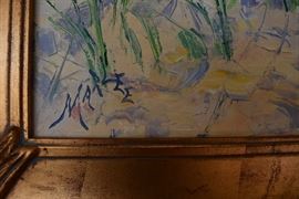 Sea Oil on Canvas by Marlee