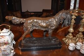 Pierre Jules Mene Retriever Bronze
