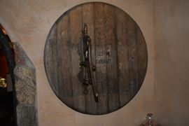 Wine Barrel Mounted Opener