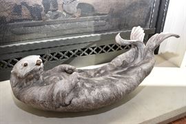 Otter Sculpture