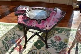 Rhodonite Table by David Gibson