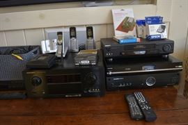 Marantz SR7500, Panamax M5300-EX, Toshiba HD DVD Player, Sony VHS Player, VTech & Uniden Phones