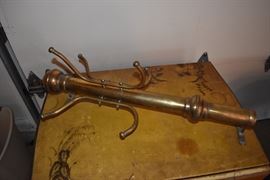 Brass Hanging Coat Rack