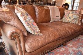 Ralph Lauren Leather Sofa