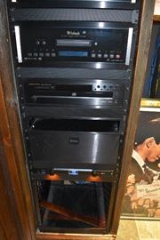 McIntosh MS750, McIntosh MVP871, Panamax M4300-PM, Marantz 5-CD Changer