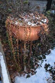 Copper Planters on Stand