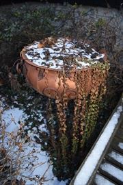 Copper Planters on Stand