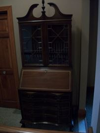 Antique Governor Winthrop drop front desk 