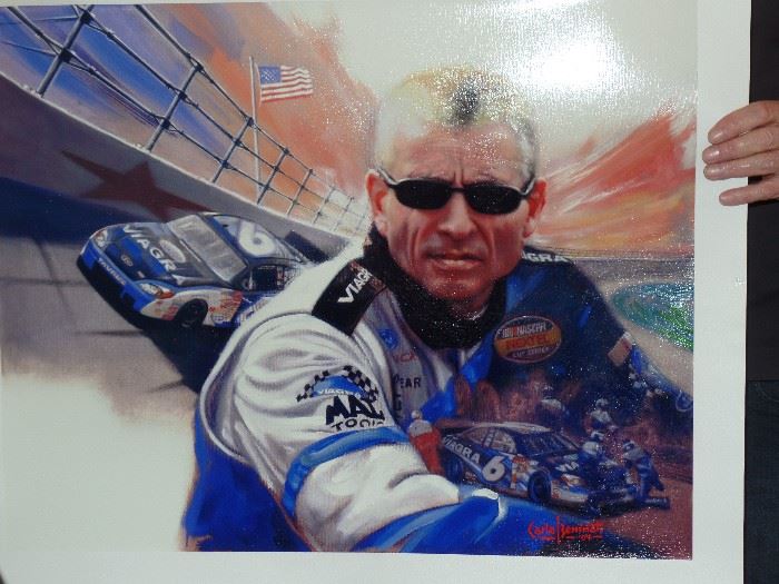 Mark Martin-2 signed by Mark and Artist