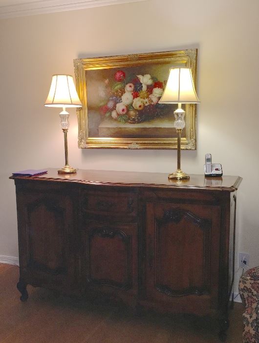 Gorgeous antique French sideboard / cabinet 